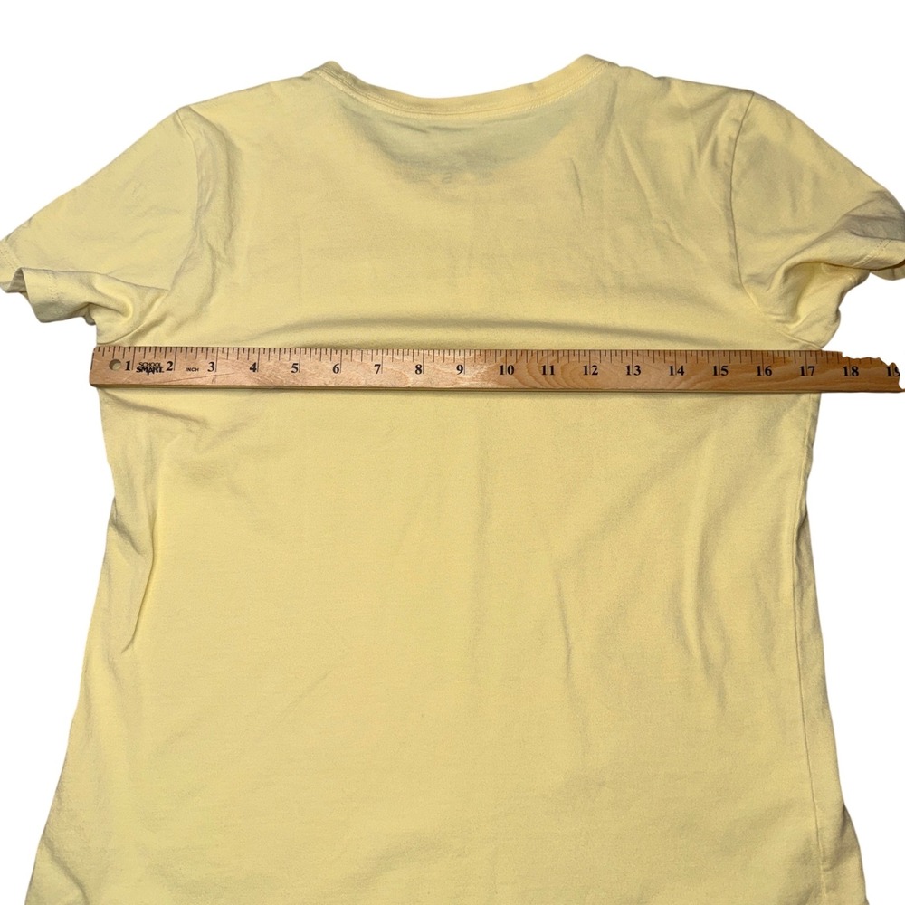 Life is Good Crusher Tee Small Yellow Tulip Floral Graphic Short Sleeve Shirt - Picture 7 of 7